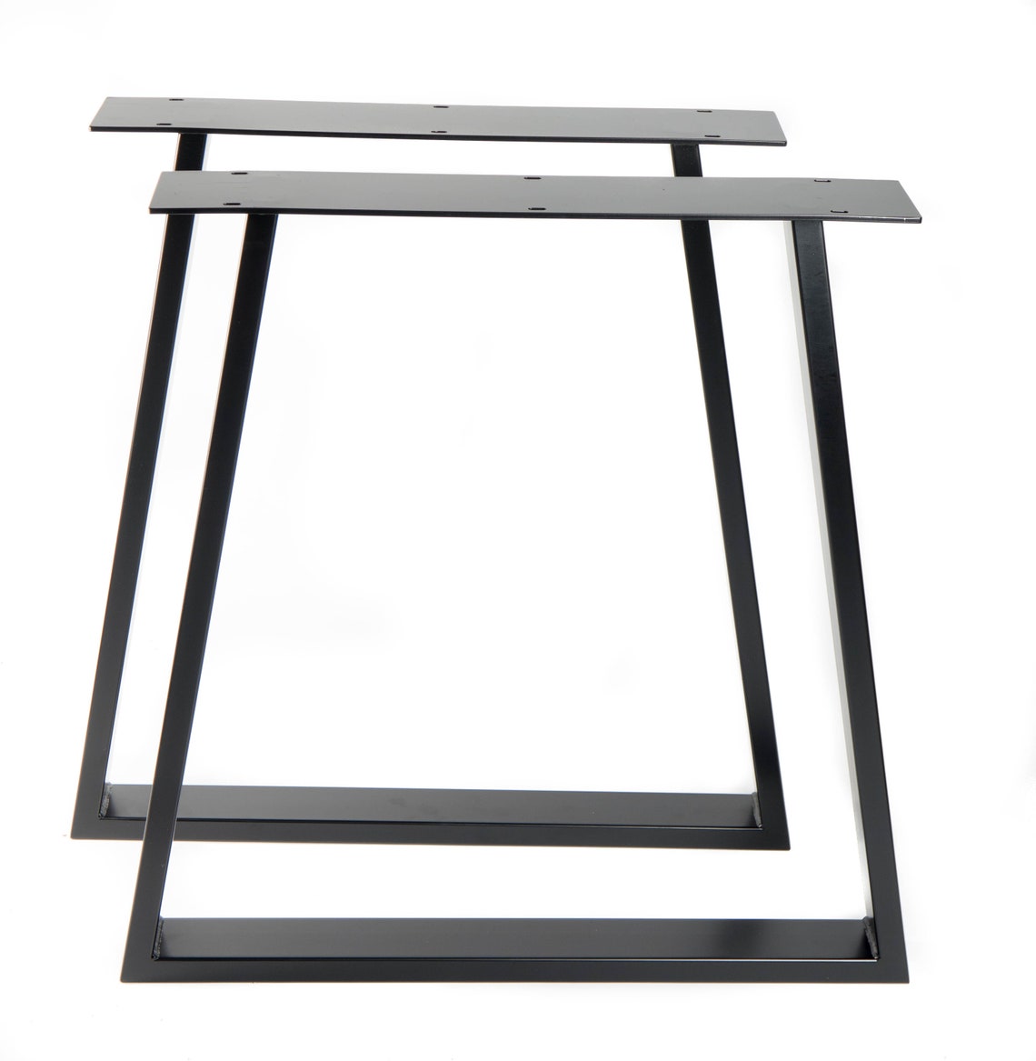 Metal Table Legs Trapezium Set of 2 Free Wood Screws and Etsy