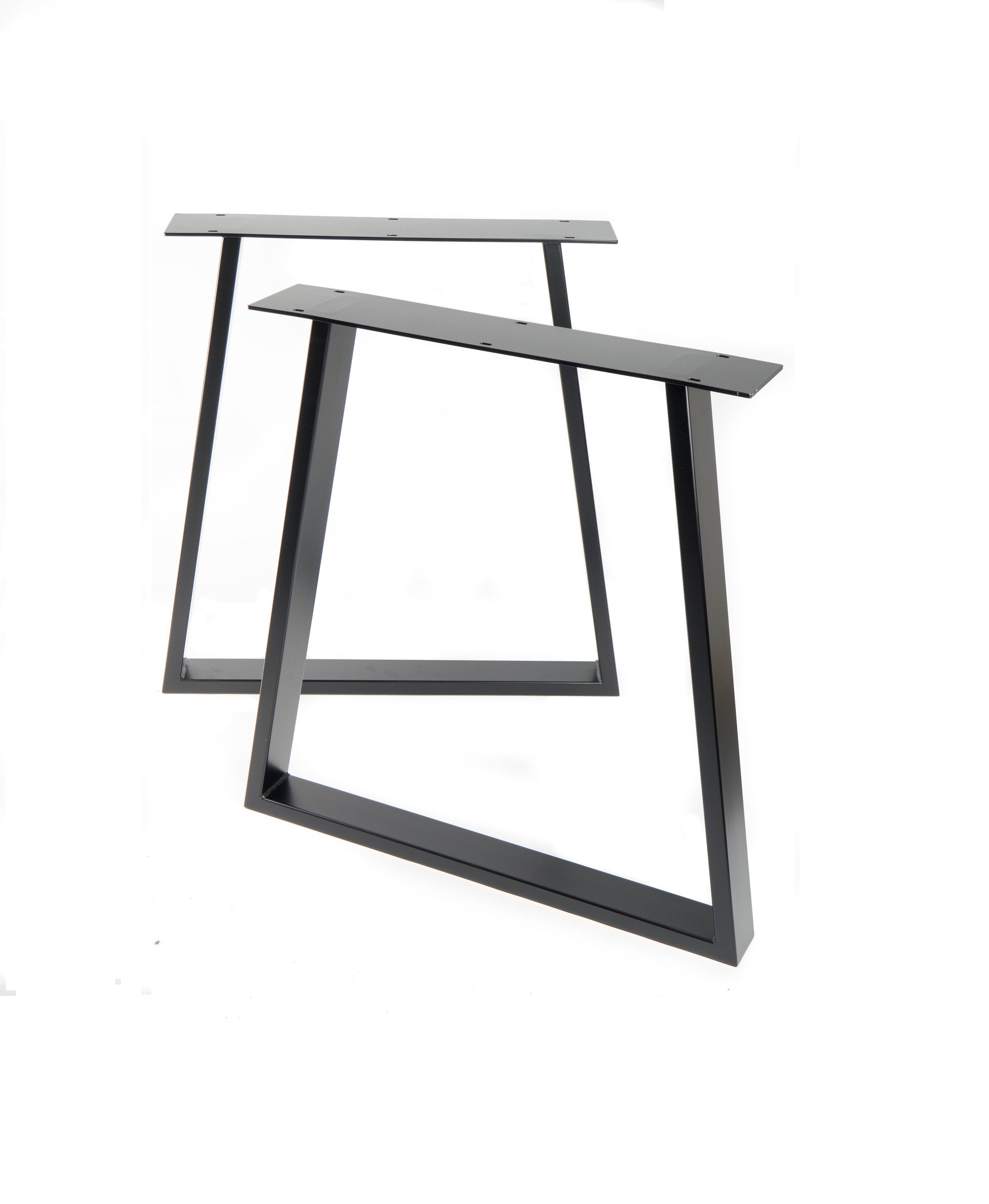 Metal Table Legs Trapezium Set of 2 free wood screws and Etsy
