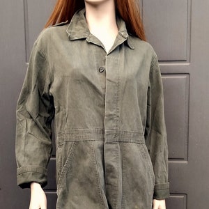 Vintage 1980's Coveralls Jumpsuit flightsuit Vintage  Sz  Medium up to 37 in waist