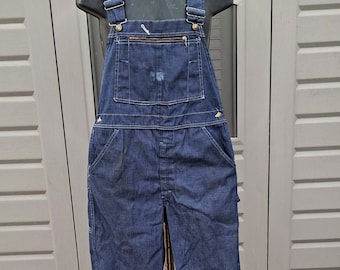 70's Sears Denim Jean Overalls Work Coverall Vintage - Etsy