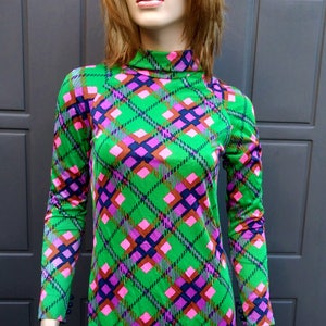 Vintage 60&#39;s Mod Maxi  dress  Sz Small