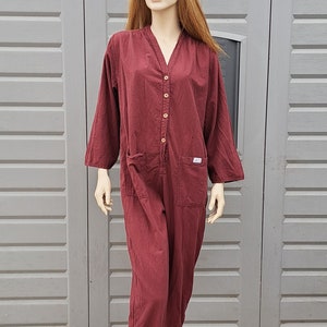 Promise To Love Me Jumpsuit - Burgundy