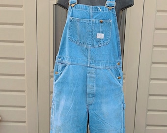 Vintage Sears Tradewear Union made  denim  Overalls up to 39 inch waist