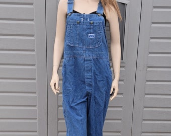 Vintage Big Smith blue denim  Overalls sz Large