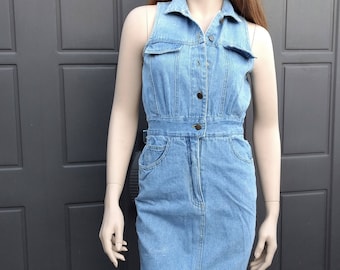 avon denim dress