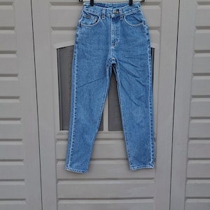 vintage 80&#39;s  Riders Denim Jeans  vintage Lee Waist 26 in   25 x  28