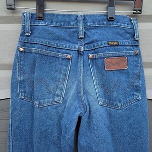 Student size...1970s Wrangler  Denim Jeans vintage 70's Waist 25 in   25 x 30