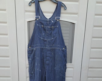 70's Sears Denim Jean Overalls Work Coverall Vintage - Etsy