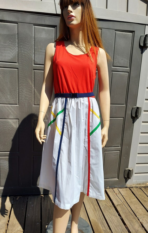 Vintage 60's adorable sundress  sz  Medium - image 1