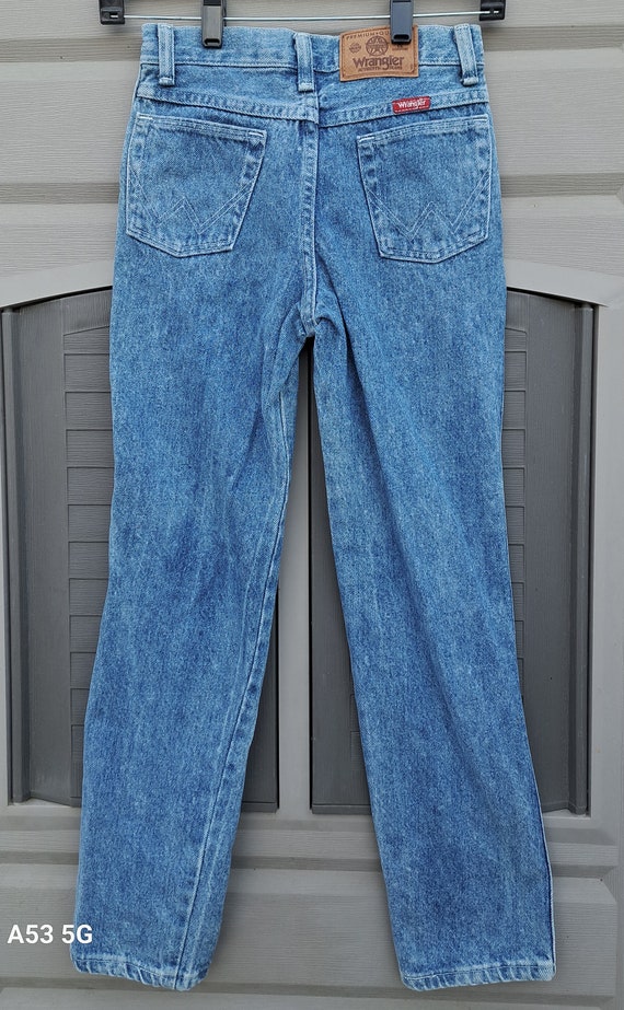 Kids.......Vintage 70's Wrangler denim jeans  kid… - image 6
