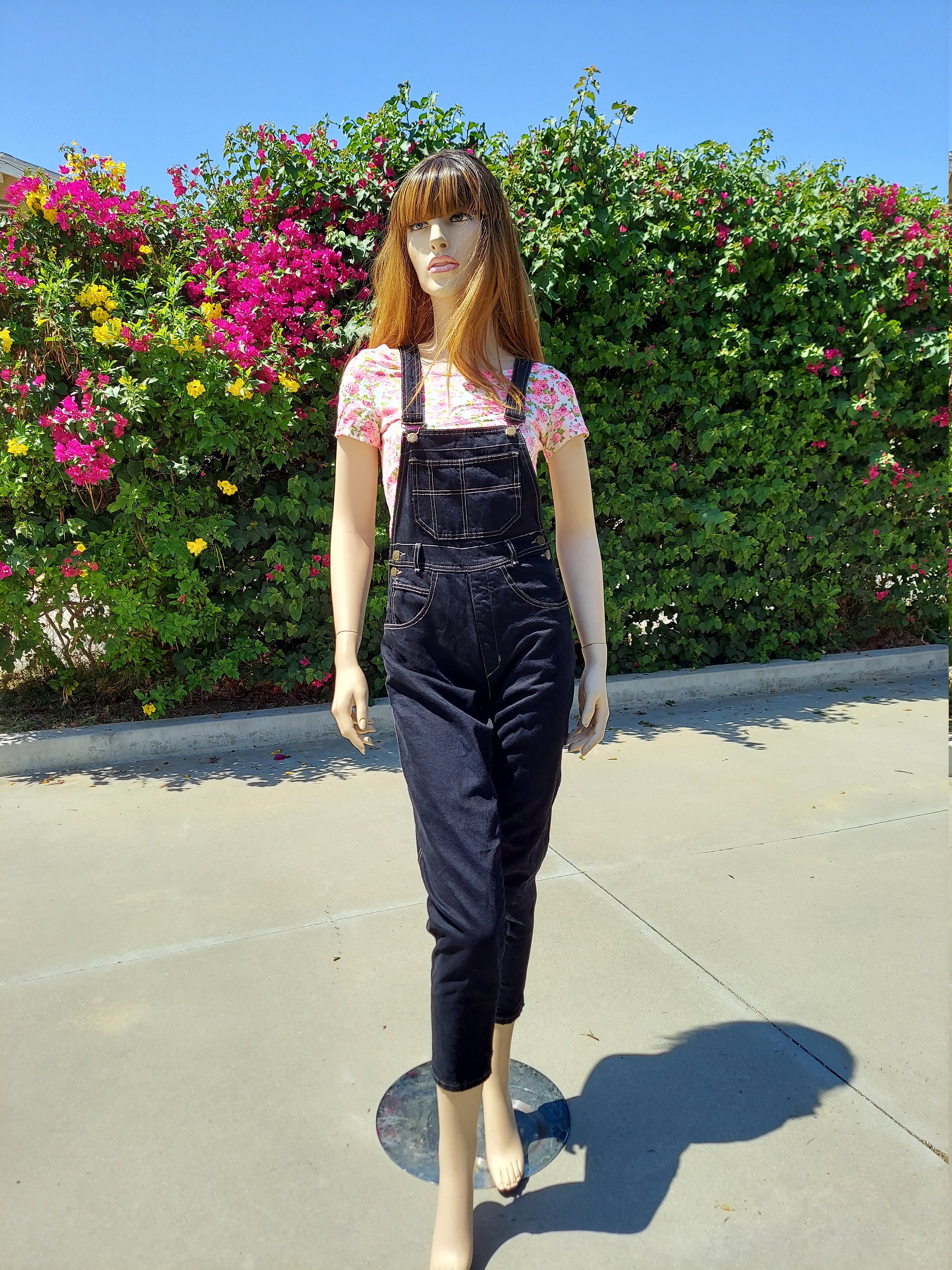 Vintage 80's Gap Black Denim Overalls Sz Small - Etsy Canada