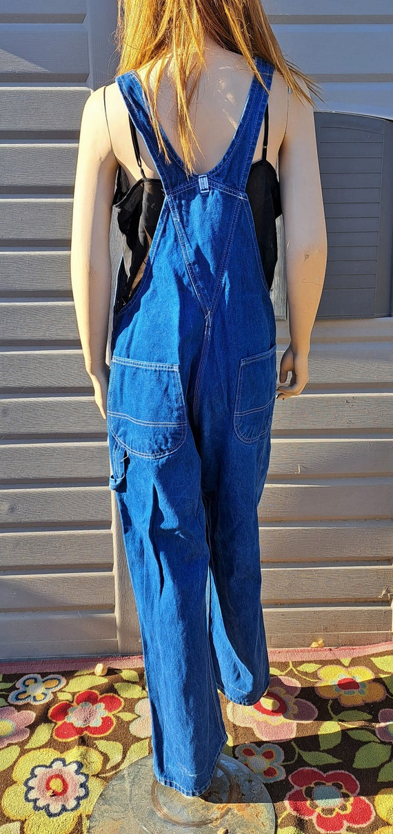 Vintage Key Imperial   dark blue denim  Overalls … - image 7