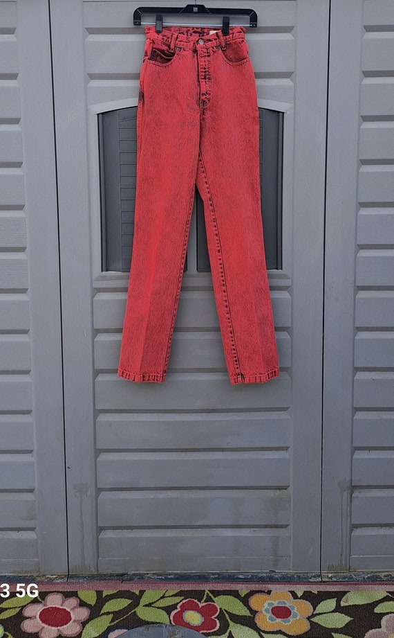 Calvin klein red jeans cheap