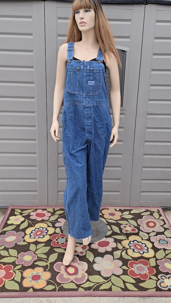 Vintage Big Smith blue denim  Overalls sz Large