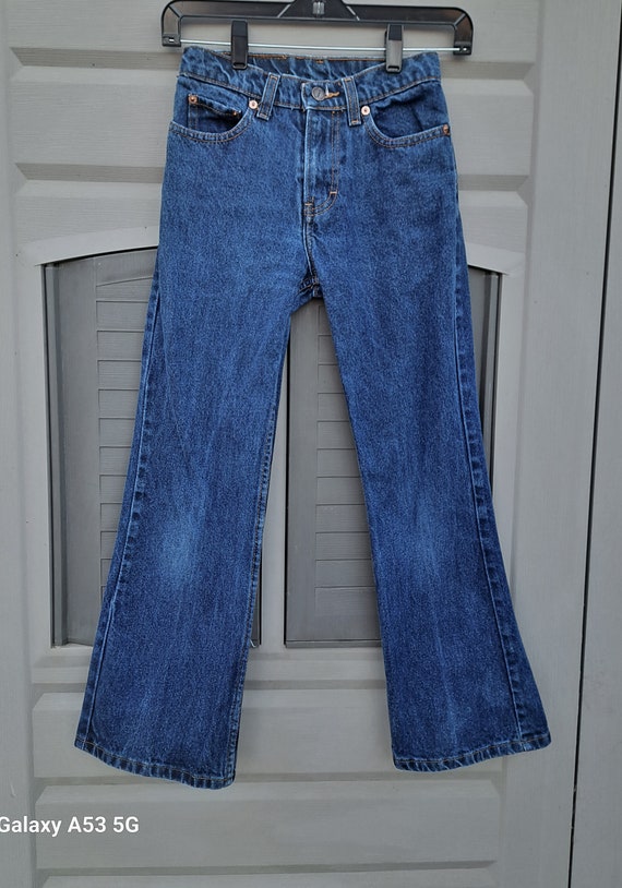 Vintage 80's Jordache denim jeans flare legs kids… - image 3