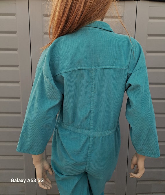 Super cute IDEAS pin corduroy Jumpsuit hand dyed … - image 7