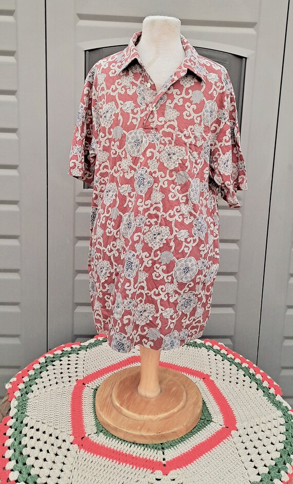 Reyn Spooner Vintage Mens cotton knit Pullover polo … Gem