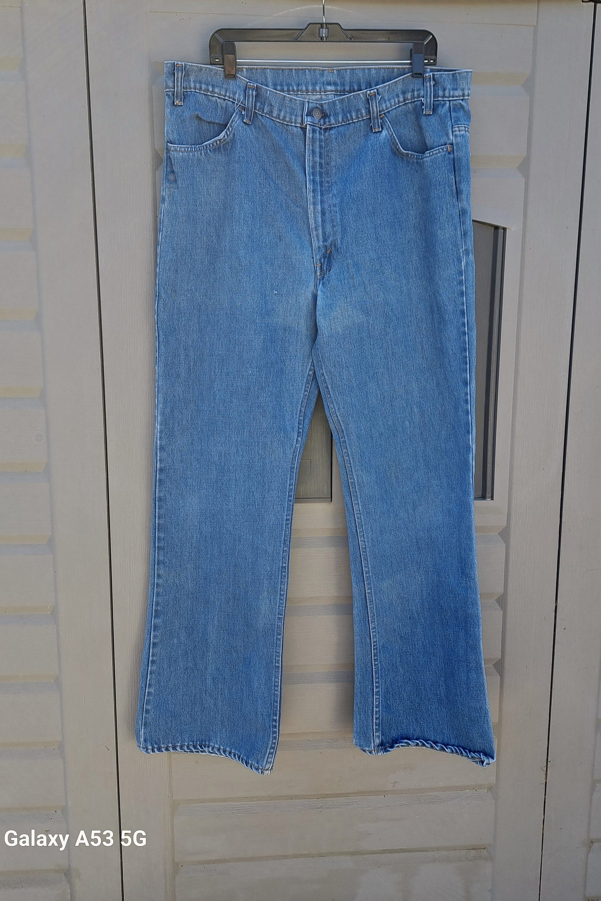 LEVI’S 646 FLARE – SINGLE STITCH / 70S Vintage Levis 646 Jeans Medium Wash Levi's Bell Bottom Faded