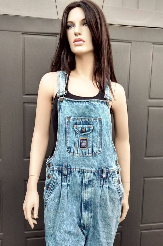 80's fashion overalls