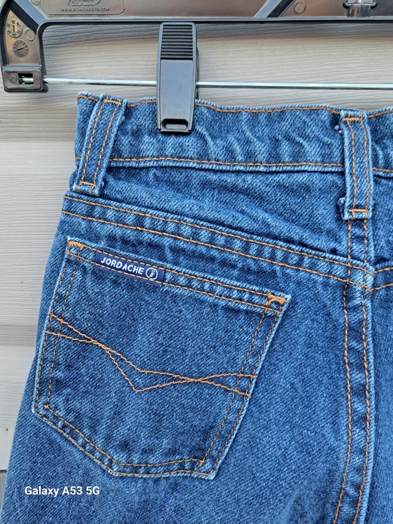 Vintage 80's Jordache denim jeans flare legs kids… - image 7