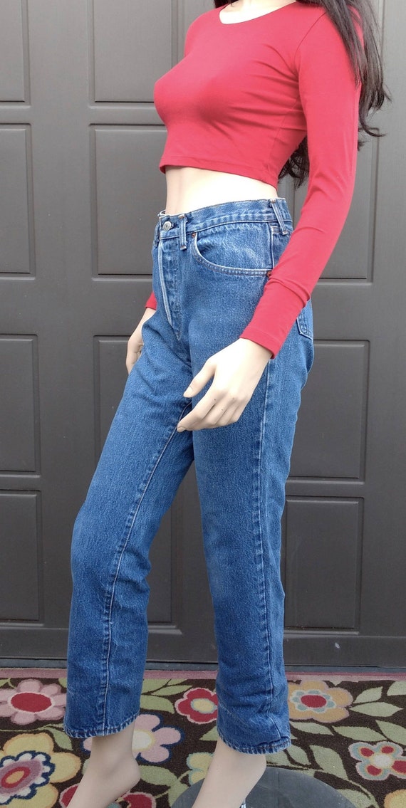 Womens  Levis  button fly High Waist Denim Jeans  