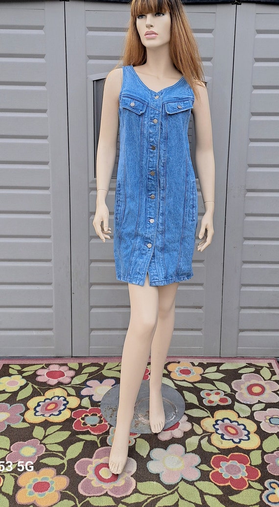 Vintage 80s denim mini - Gem