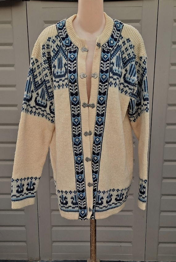 Nordstrikk  Vtg Wool Sweater made in Norway
