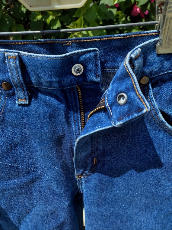 Vintage 70's Wrangler denim jeans  kids jeans boy… - image 7