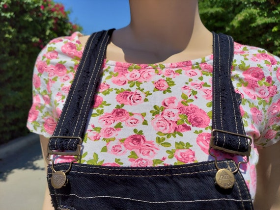 Vintage 80's Gap Black Denim Overalls Sz Small - Etsy