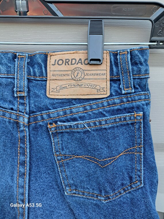 Vintage 80's Jordache denim jeans flare legs kids… - image 6