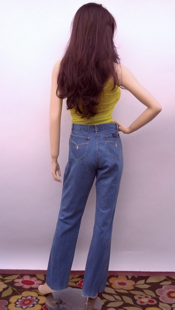 Capital Jeans High Waisted Denim Jeans  vintage 7… - image 4