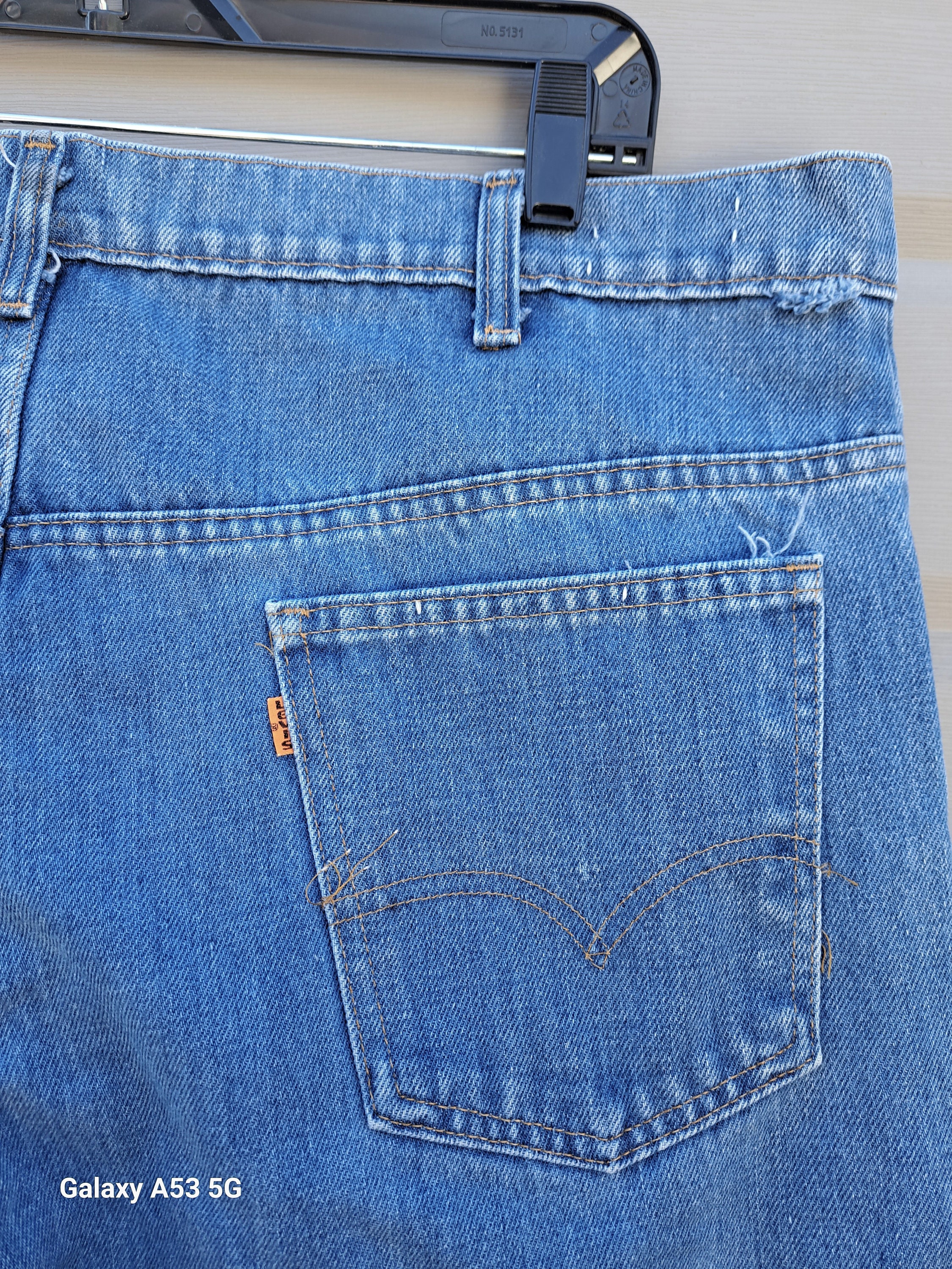 LEVI’S 646 FLARE – SINGLE STITCH / 70S Vintage Levis 646 Jeans Medium Wash Levi's Bell Bottom Faded
