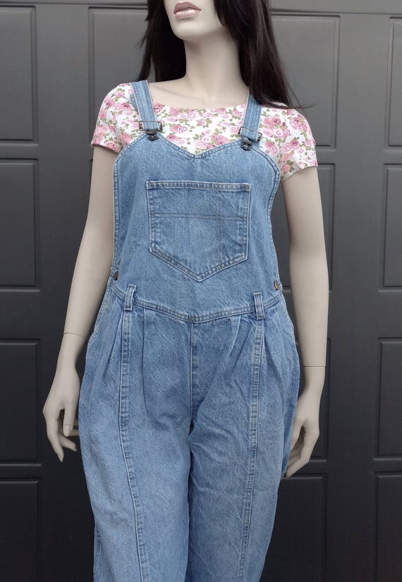 80s denim overalls