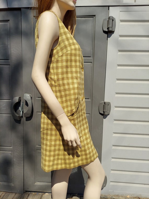 Pendleton Vintage wool sleeveless mini dress or l… - image 7