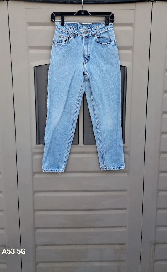 Levis Vintage 80's 550 student size denim jeans   