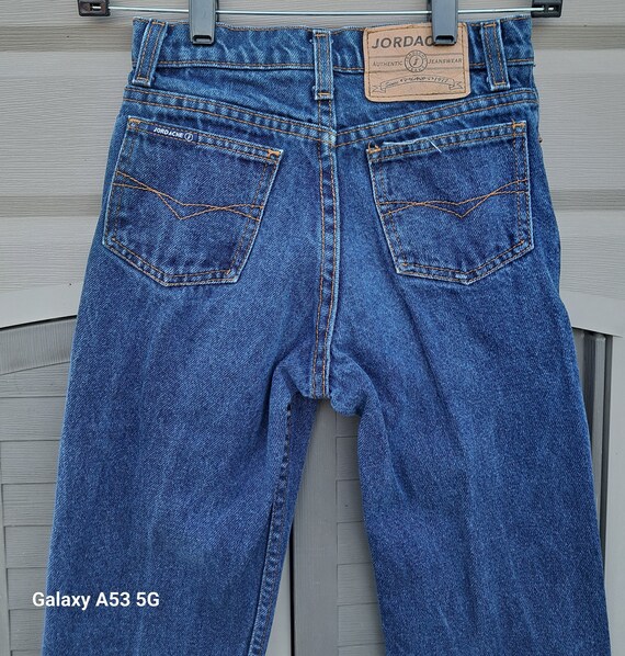 Vintage 80's Jordache denim jeans flare legs kids… - image 2