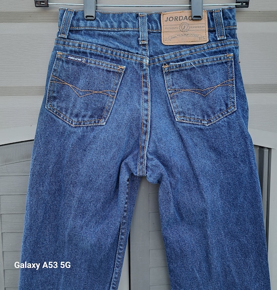 Vintage 80's Jordache denim jeans flare legs kids… - image 2