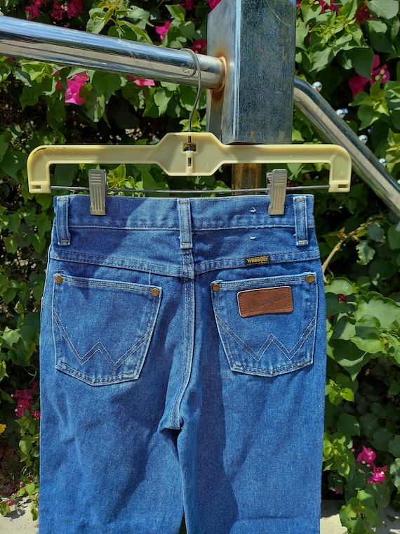 Vintage 70's Wrangler denim jeans  kids jeans boy… - image 1