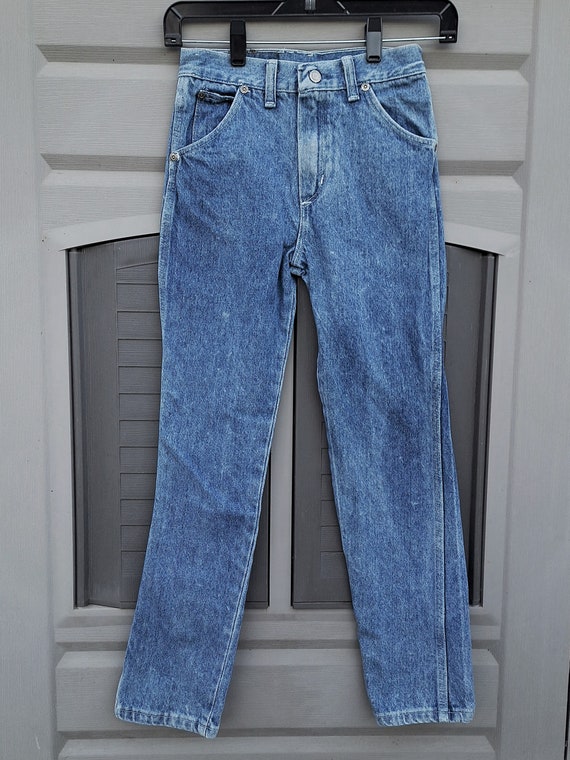 Kids.......Vintage 70's Wrangler denim jeans  kid… - image 3