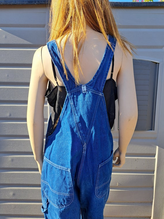 Vintage Key Imperial   dark blue denim  Overalls … - image 8