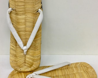 Vintage Authentic Japanese Kimono Slippers