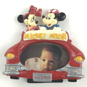 Vintage Mickey & Minnie Mouse Photo Frame