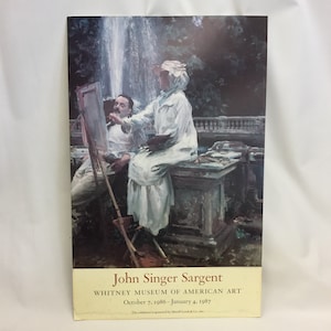 Póster original de John Singer Sargent 1986