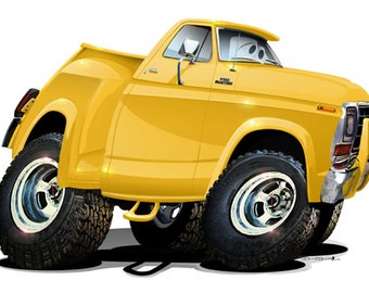 Download Pickup Truck Cartoon Etsy