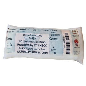 Turn your memorable concert ticket, movie ticket, travel stub etc into a beautiful, unique piece of home decor. image 3