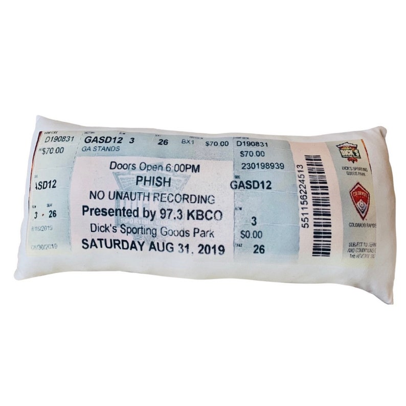 Turn your memorable concert ticket, movie ticket, travel stub etc into a beautiful, unique piece of home decor. image 3