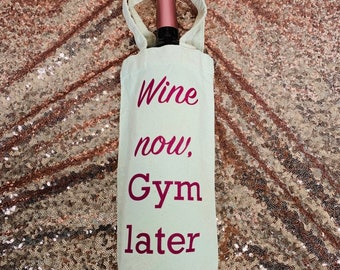 Custom Wine Tote