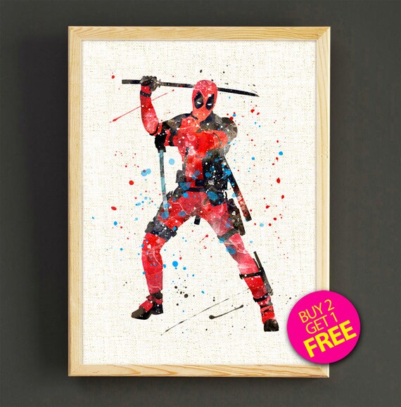 DEADPOOL POSTER Marvel Movie Comic Wall Art Print Picture Photo A3 A4