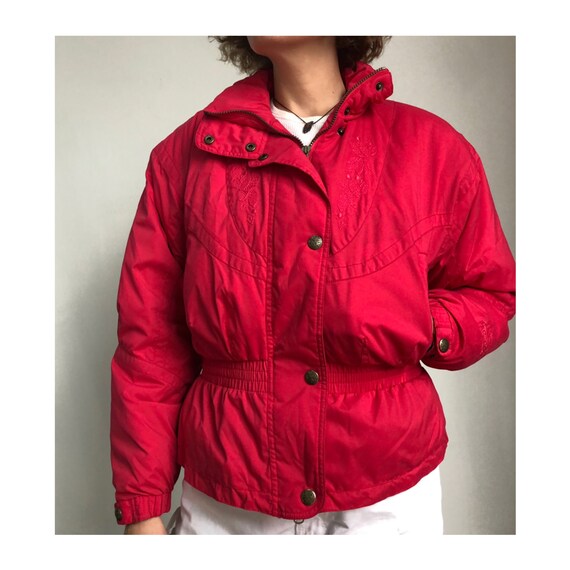 vintage puffer jacket womens