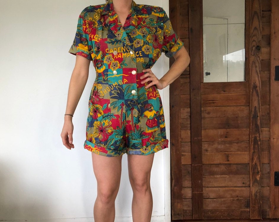 80s style romper